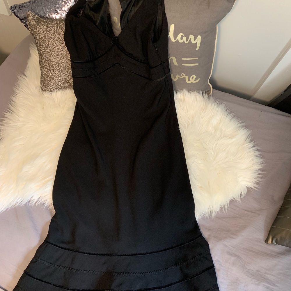 Classic Black Midi Dress